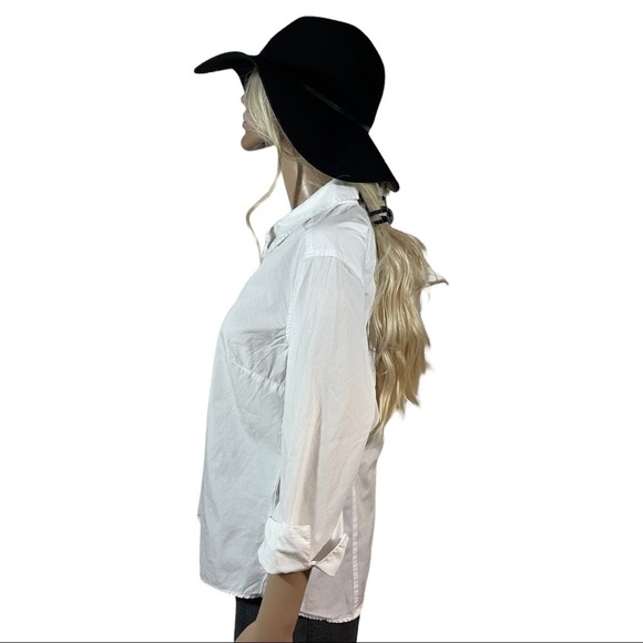 Columbia white button up three-quarter sleeve - Picture 4 of 11